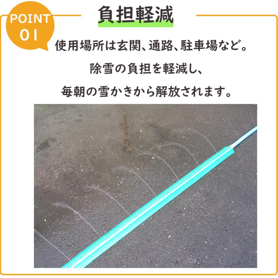 融雪プロテクター 融雪ホース 5m 両穴 家庭用 国産 日本製 消雪 融雪プロテクター 融雪ホース 5m 両穴 家庭用 国産 日本製 消雪