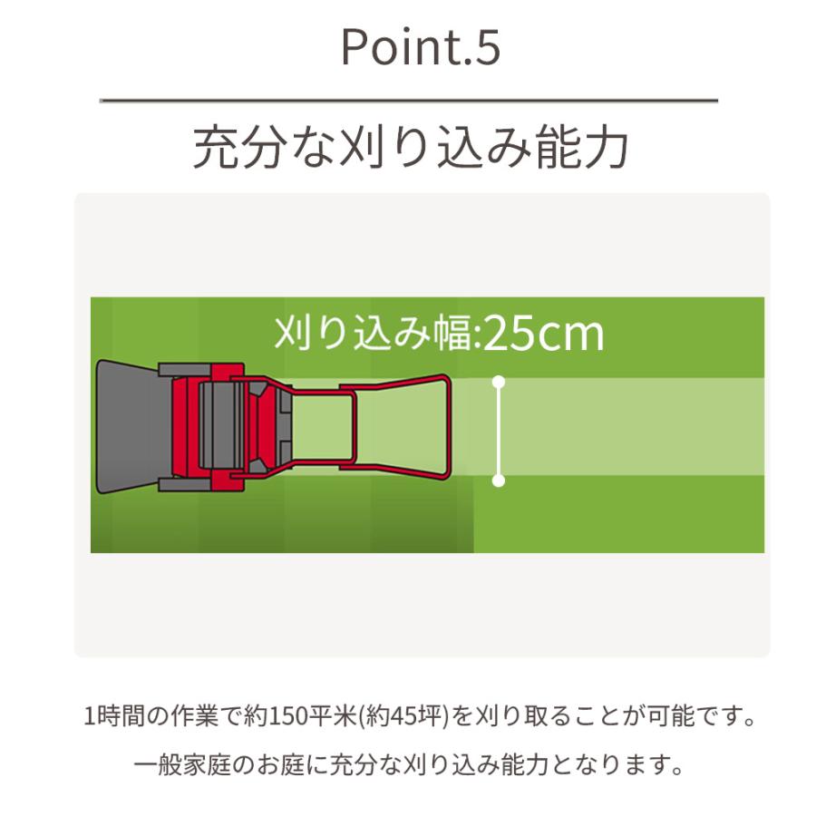芝刈り機 日本製 手動 手押し コンパクト 家庭用 小型 リール式5