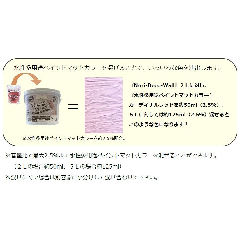 アサヒペン Nuri-Deco-Wall (ヌリ・デコ・ウォール) 5L ホワイト