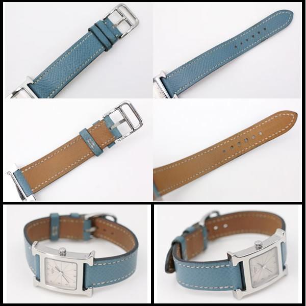 エルメス　Hウォッチ　レディース　HH1.210　クオーツ　SS×ブルージーンレザーバンド　【中古】 |  | 03