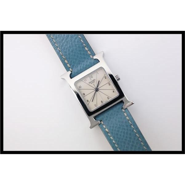 エルメス　Hウォッチ　レディース　HH1.210　クオーツ　SS×ブルージーンレザーバンド　【中古】 |  | 04