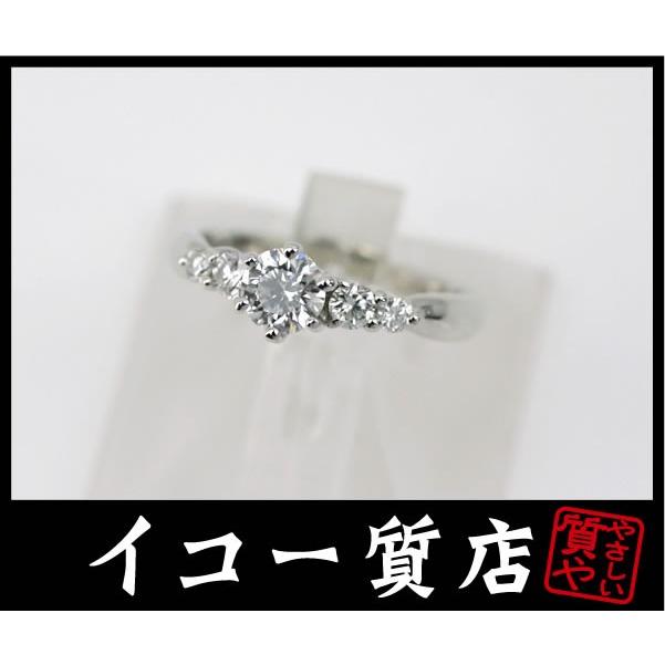 イコー質店　Pt900　ダイヤ0.346ct/0.19ct　リング　6号　新品仕上げ済み　RY0975｜iko78com