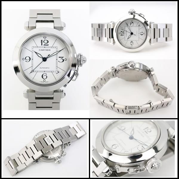 カルティエ　パシャC　W31074M7　ボーイズ　ホワイトダイヤル　オートマ　【中古】 |  | 01