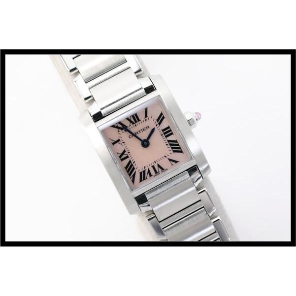 カルティエ　タンクフランセーズSM　W51028Q3　ピンクシェル　クオーツ　レディース　【中古】 |  | 04