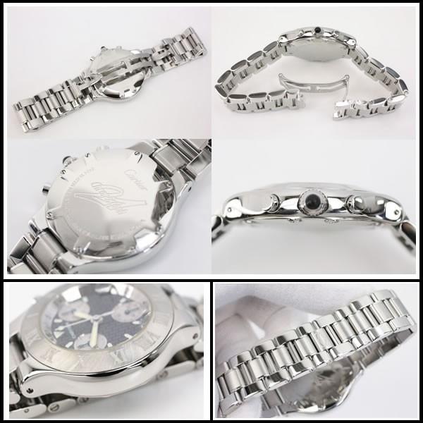 カルティエ　マスト21　クロノスカフ　W10172T2　メンズ　クオーツ　【中古】 |  | 03