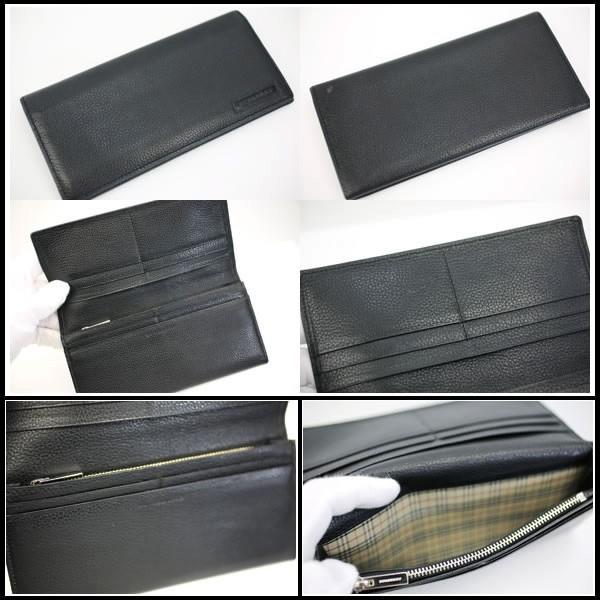 イコー質店　バーバリー　二つ折り長財布　カーフレザー　ブラック　RY1814 | BURBERRY | 03