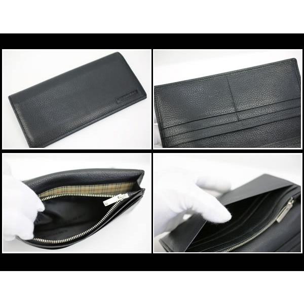 イコー質店　バーバリー　二つ折り長財布　カーフレザー　ブラック　RY1814 | BURBERRY | 04