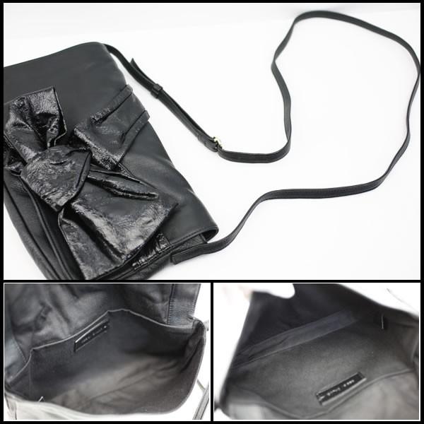 イコー質店　シーバイクロエ　ロダ リボンショルダーバッグ　9S7106-N86　レザー　ブラック　美品　RY2106 | SEE BY CHLOE | 04