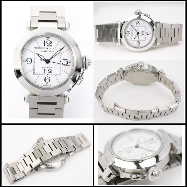 カルティエ　パシャC　ビッグデイト　W31055M7　ミドルサイズ　オートマ　【中古】 |  | 02