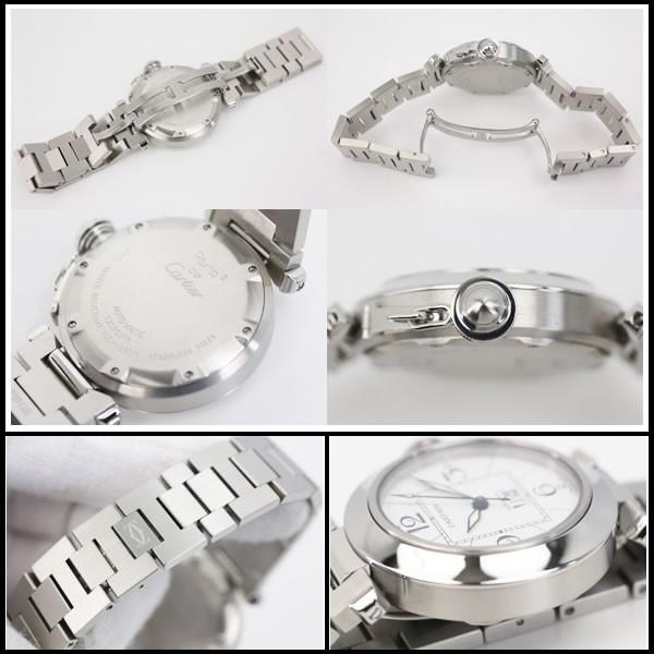 カルティエ　パシャC　ビッグデイト　W31055M7　ミドルサイズ　オートマ　【中古】 |  | 03