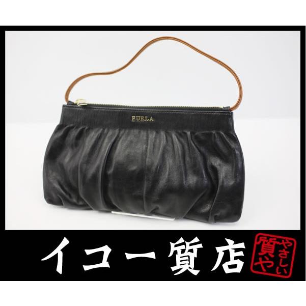 FURLA（フルラ） イコー質店 ソフトレザー アクセサリーポーチ 