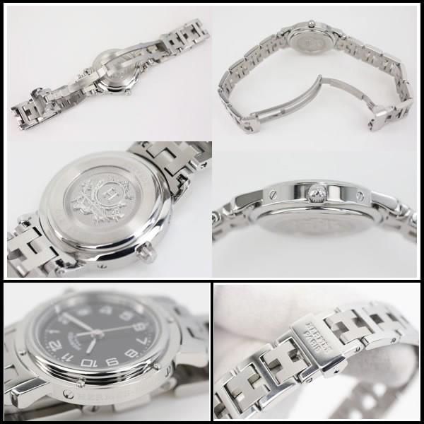 エルメス　クリッパー　CL4.210　レディース　ブラック　クオーツ　新品仕上げ済み　美品 |  | 02