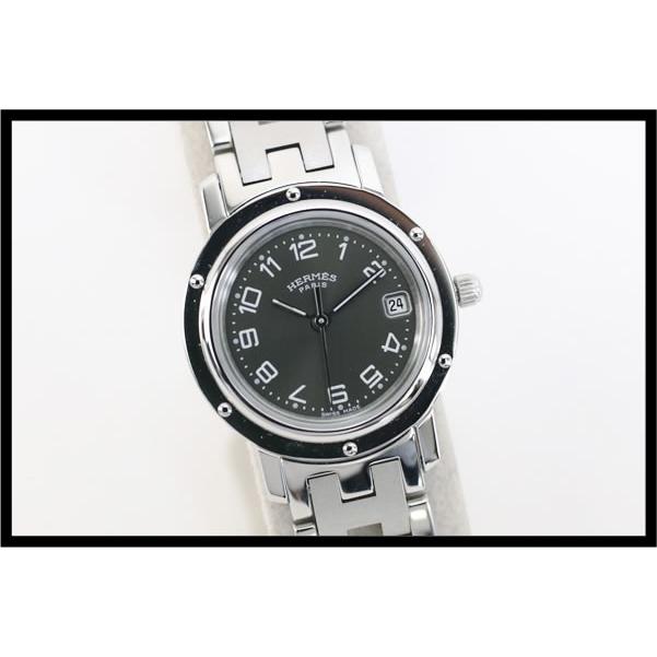 エルメス　クリッパー　CL4.210　レディース　ブラック　クオーツ　新品仕上げ済み　美品 |  | 03