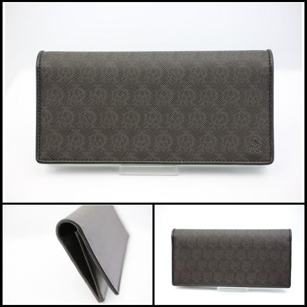 イコー質店　ダンヒル　ウィンザー　二つ折り長財布　L2N710B　PVC×レザー　ブラウン　美品　RY2715 | dunhill | 02