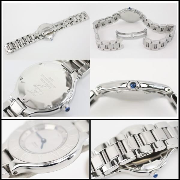 カルティエ　マスト21　SM　W10109T2　レディース　クオーツ　手首周り大きめサイズ　極美品 |  | 03