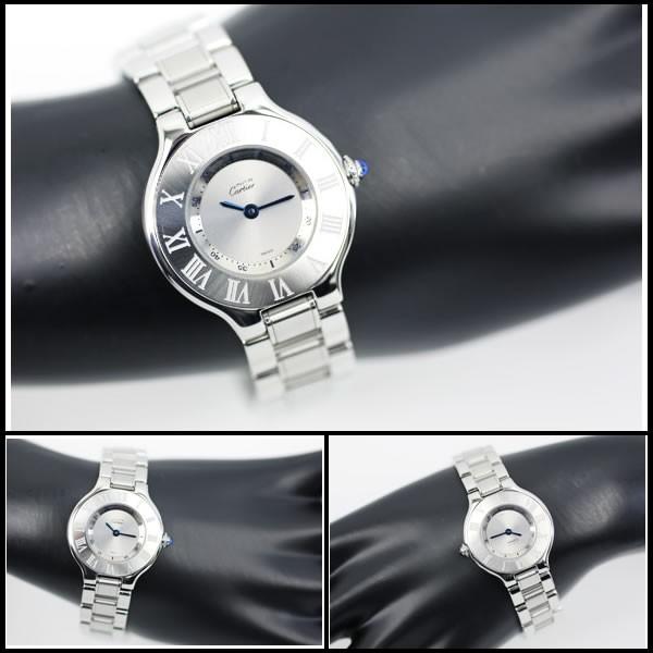 カルティエ　マスト21　SM　W10109T2　レディース　クオーツ　手首周り大きめサイズ　極美品 |  | 04