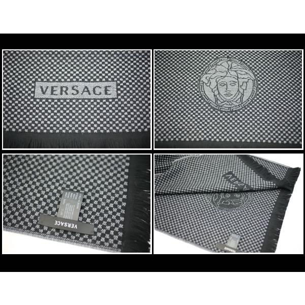 GIANNI VERSACE イコー質店 ヴェルサーチ メデューサロゴ入り/マフラー