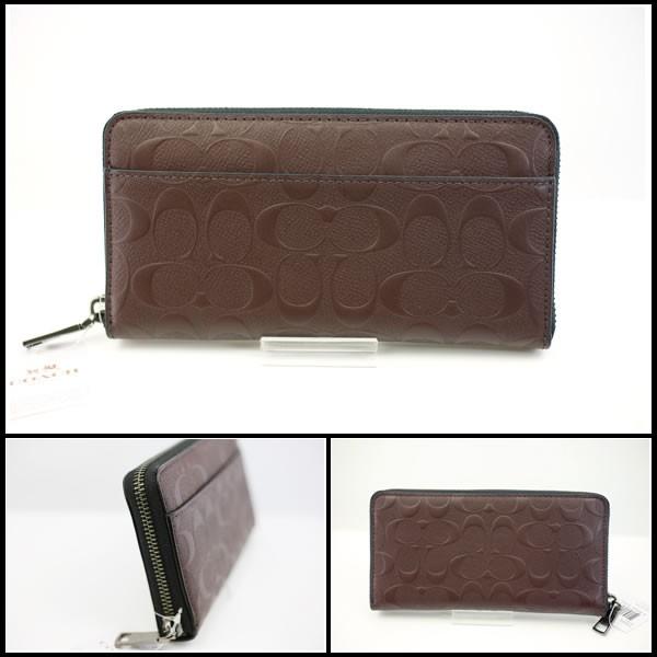 イコー質店　コーチ　デボスドシグネチャー アコーディオン ラウンドジップ　プレゼント最適　未使用・保管品　RY3388 | COACH | 02