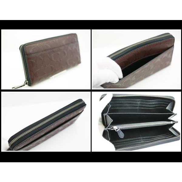 イコー質店　コーチ　デボスドシグネチャー アコーディオン ラウンドジップ　プレゼント最適　未使用・保管品　RY3388 | COACH | 03