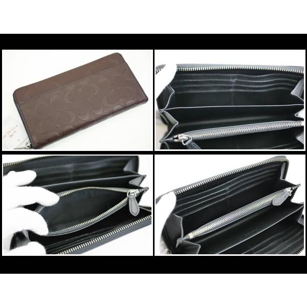 イコー質店　コーチ　デボスドシグネチャー アコーディオン ラウンドジップ　プレゼント最適　未使用・保管品　RY3388 | COACH | 04