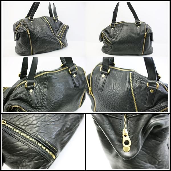 イコー質店　マークバイマークジェイコブス　レザーショルダーバッグ　ラムレザー　ブラック　希少モデル　美品　RY3409_2