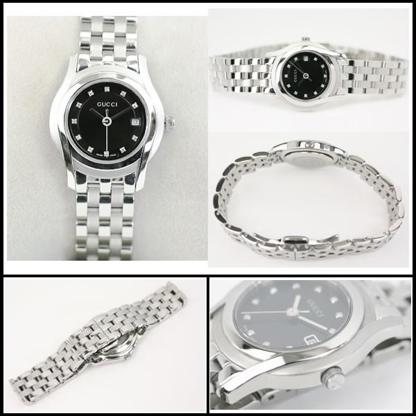 GUCCI イコー質店 グッチ 5500L レディース YA055534 11Pダイヤ