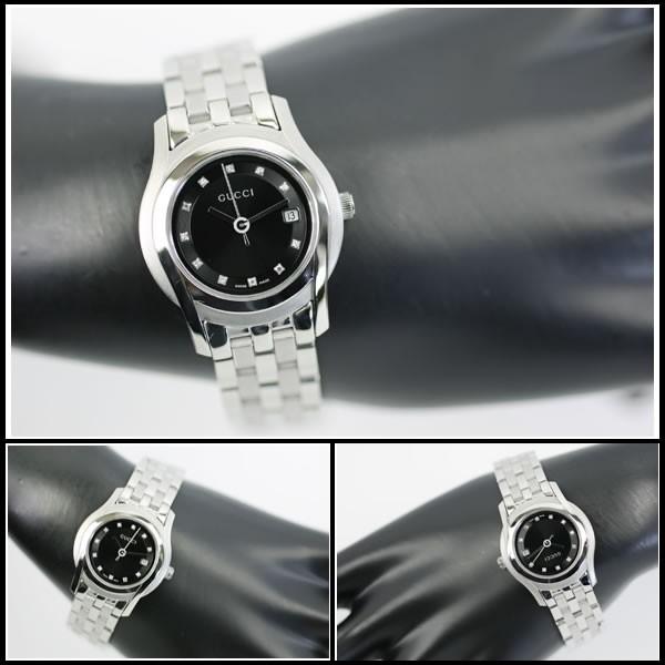 GUCCI イコー質店 グッチ 5500L レディース YA055534 11Pダイヤ