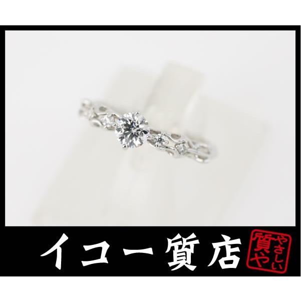 イコー質店 高品質ダイヤ使用！鑑定書付！ Pt900 ダイヤモンド0.312ct 