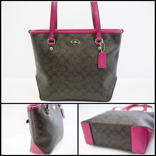 COACH（コーチ） イコー質店 シグネチャー ジップ トップ トート