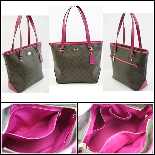 COACH（コーチ） イコー質店 シグネチャー ジップ トップ トート