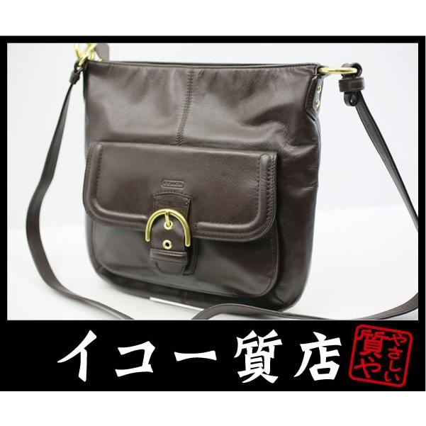 イコー質店　コーチ　★未使用・保管品　2WAYショルダーバッグ　F24685　レザー　ダークブラウン　美品　RY5083