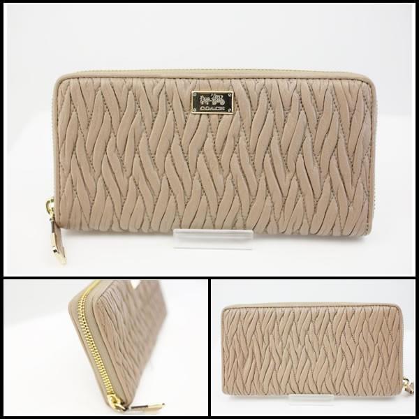 イコー質店　コーチ　★未使用・保管品　プレゼント最適　マディソン　ギャザードツイストレザー　アコーディオンジップ　RY5324 | COACH | 01