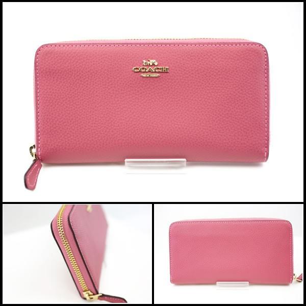イコー質店　コーチ　★未使用・保管品　プレゼント最適　ラグジュアリーペブルドレザー アコーディオンジップ アラウンド　RY5328 | COACH | 01