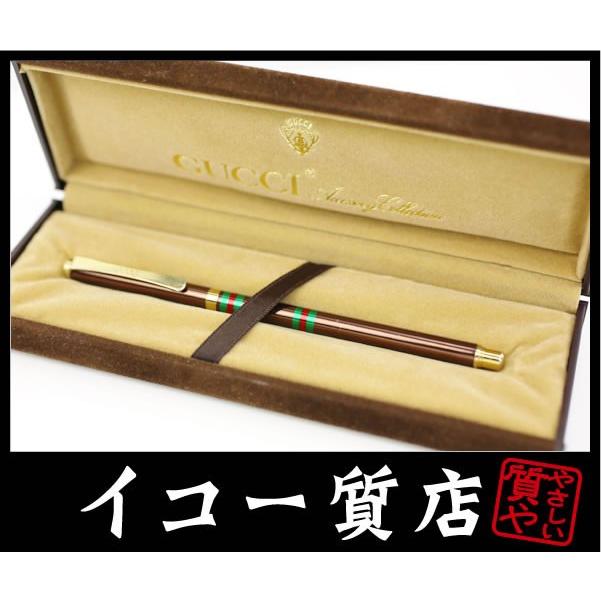 イコー質店 グッチ 希少 ヴィンテージ品 オールドグッチ ボールペン ブラウン ゴールド ブルーリフィル Ry5430 Ry5430 イコー質店 Yahoo ショッピング店 通販 Yahoo ショッピング