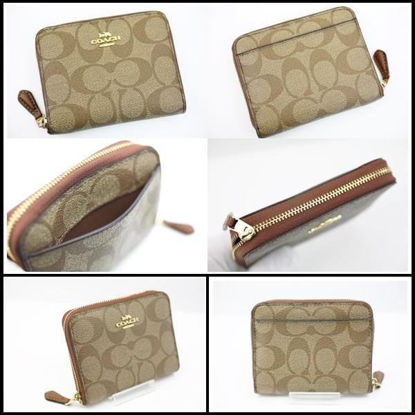 イコー質店　コーチ　シグネチャー　ラウンドファスナー二つ折り財布　F30308　PVCキャンバス×レザー　美品　RY5455 | COACH | 02