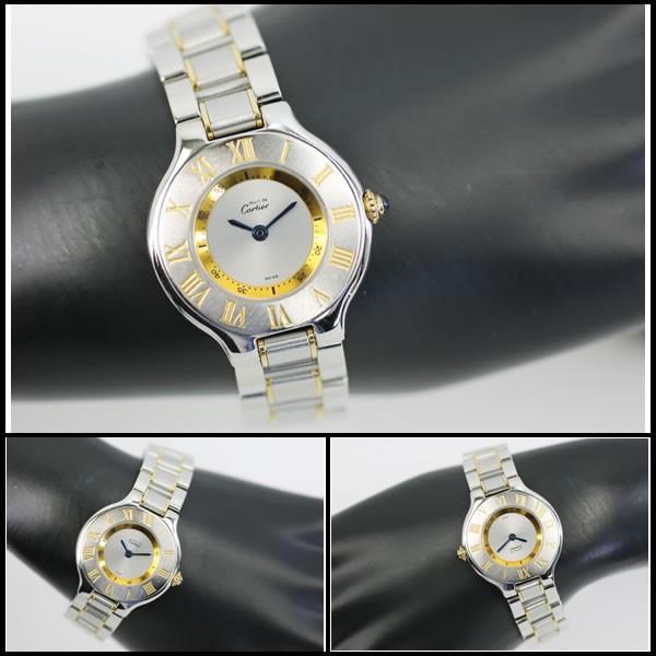 イコー質店　カルティエ　マスト21　SM　W10073R6　レディース　コンビ　クオーツ　新品仕上げ済み　美品　RY5457 | Cartier | 04