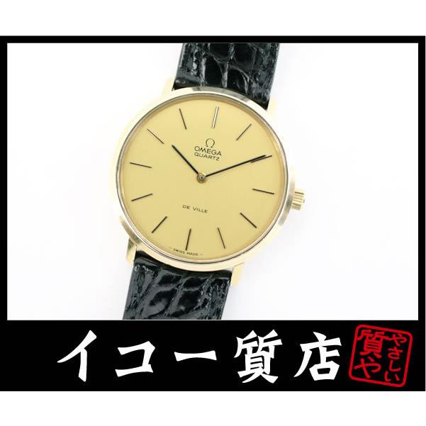 OMEGAオメガデビルプッシュリューズクオーツ稼働品 美品 【公式通販】