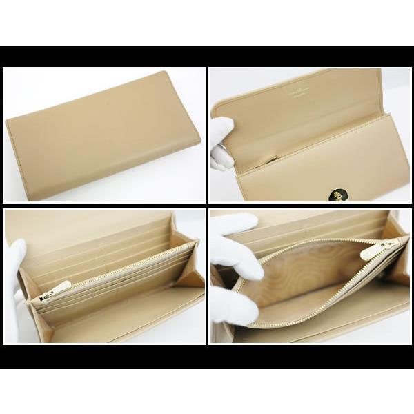 イコー質店　フェラガモ　★人気デザイン　ガンチーニ　二つ折り長財布　22D182　ベージュレザー　美品　RY5736 | FERRAGAMO | 03