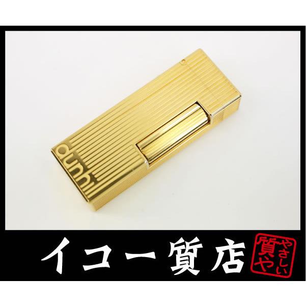 dunhill イコー質店 ダンヒル ☆希少品 着火良好 ローラガスライター 