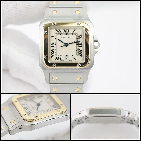 イコー質店　カルティエ　★極美品　サントスガルベLM　W20011C4　メンズ　クオーツ　コンビ　新品仕上げ済み　RY6249 | Cartier | 03