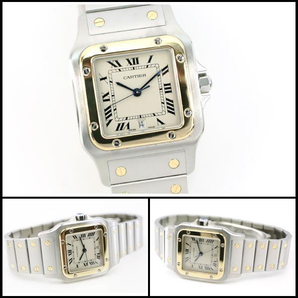 イコー質店　カルティエ　★極美品　サントスガルベLM　W20011C4　メンズ　クオーツ　コンビ　新品仕上げ済み　RY6249 | Cartier | 04