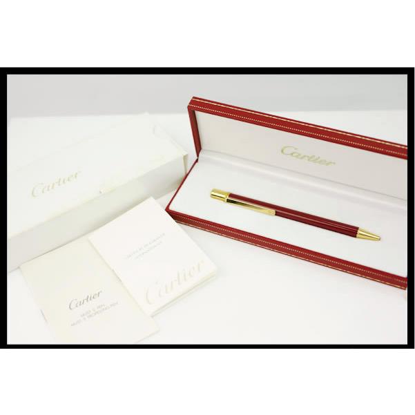 【付属品完備】カルティエ ボールペン マスト・ドゥ・カルティエ ボルドー Cartier（カルティエ） イコー質店 ☆希少 美品 マスト ドゥ