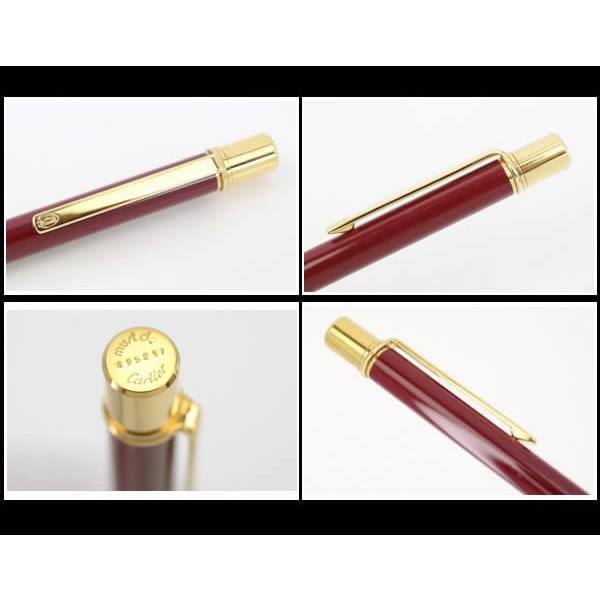 Must de Cartier ボールペン ボルドー ゴールド Cartier（カルティエ） イコー質店 ☆希少 美品 マスト ドゥ