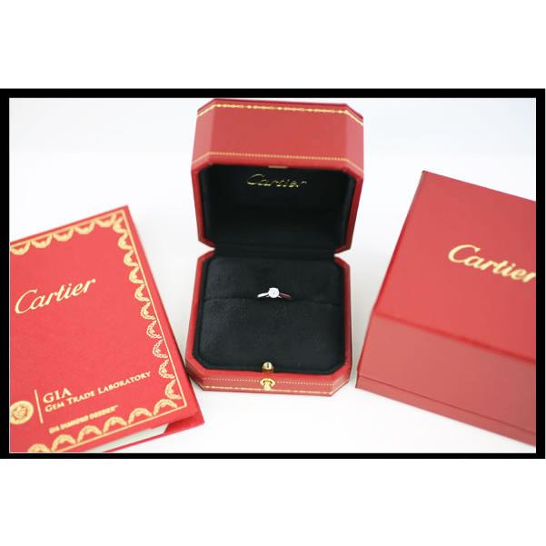 イコー質店　カルティエ　★最上級　IFグレード　Pt950　ダイヤ0.36ct　ソリテールダイヤリング　サイズ48　新品仕上げ済み　RY6440 | Cartier | 01