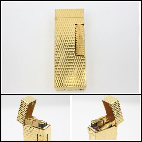 dunhill イコー質店 ダンヒル ☆希少 着火良好 ローラガスライター 