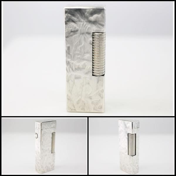 dunhill ダンヒル ローラ ライターシルバー色クロスカットオーバーホール済 dunhill（ダンヒル） イコー質店 ☆希少 美品 オーバーホール