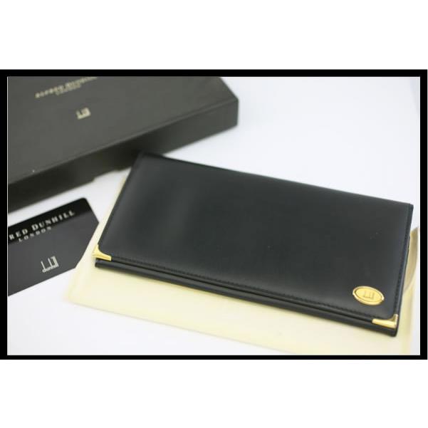 イコー質店　ダンヒル　★未使用・保管品　オックスフォード　小銭入れ付長財布　WM1390A　カーフレザー　ブラック　RY6920 | dunhill | 01