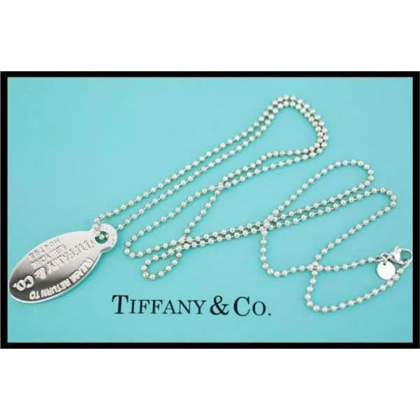 ティファニー リターントゥ オーバルタグ ネックレス ロングチェーン 鏡面仕上げ TIFFANY&Co.（ティファニー） イコー質店 ☆希少 ロングチェーン85cm