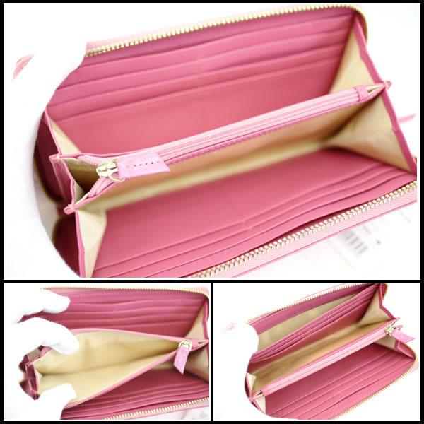 イコー質店　クロコダイル　★極上品　ヘンローン社製レザー　ラウンドファスナー長財布　ピンクカラー　未使用・保管品　RY7000 |  | 05