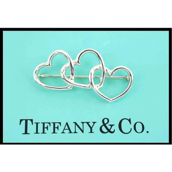 TIFFANY&Co. トリプルオープンハート　ブローチ TIFFANY&Co. TIFFANY&CO. ティファニー トリプルハート ピン